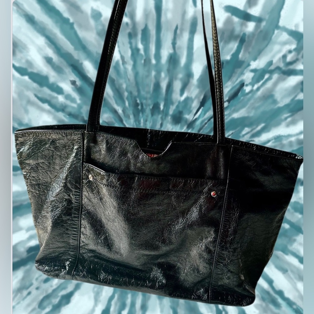 Latico Black Leather Tote